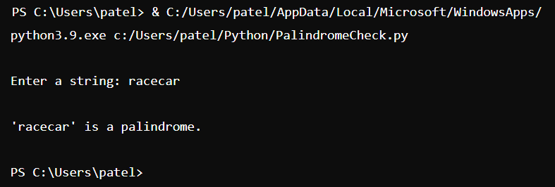 Python Program to Check if a String is a Palindrome - Coding Connect